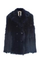 N 21 N&deg;21 Dorothy Double-breasted Collared Fur Jacket