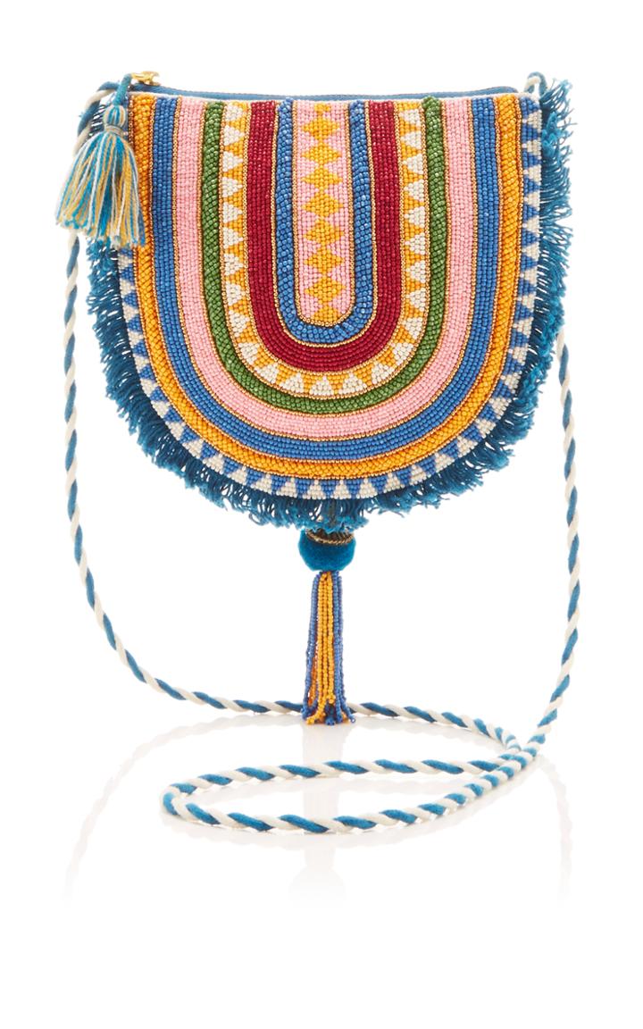Figue Striped Luna Pouch