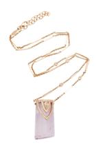 Jacquie Aiche One-of-a-kind Aladdin Cap Amethyst Crystal Necklace