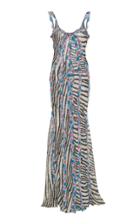 Etro Zebra-print Silk Maxi Dress