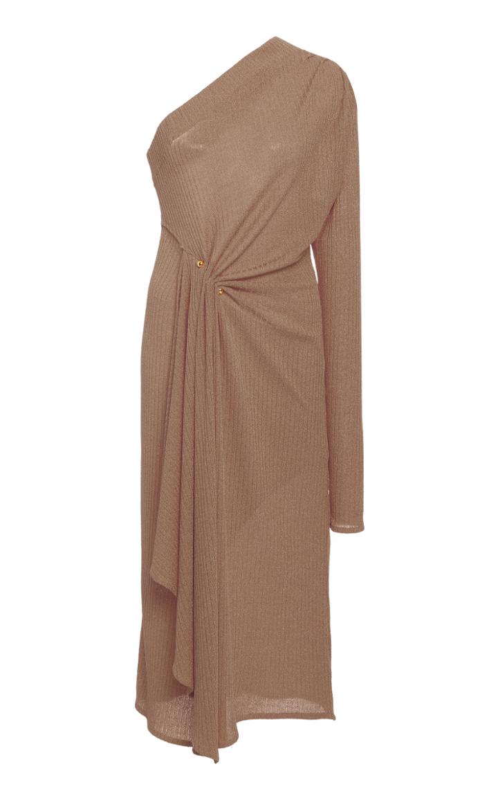 Dodo Bar Or Hanna Cold-shoulder Jersey-knit Midi Dress