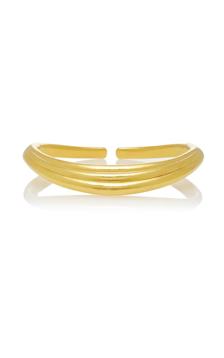Ilias Lalaounis 22k Hammered Collar Necklace
