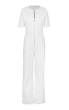 Usisi Marta Wide-leg Cotton-blend Jumpsuit Size: S