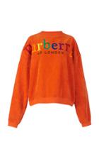 Burberry Orange Toweling Top