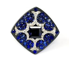 Bayco Sapphire & Diamond Ring