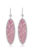 Moda Operandi Martin Katz 18k White And Rose Gold Pink Sapphire Earrings