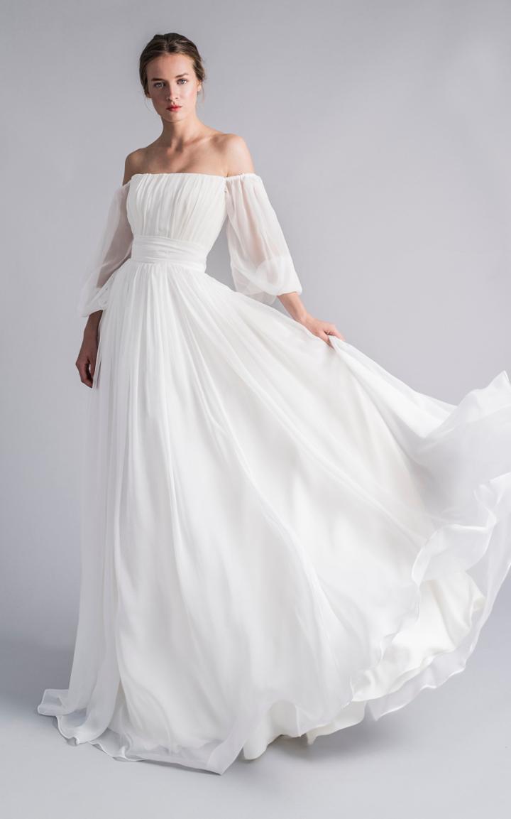 Moda Operandi Sophie Et Voila Cold Shoulder Gauze Gown Size: 34