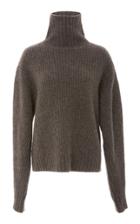 Sally Lapointe Airy Cashmere Silk Turtleneck Sweater