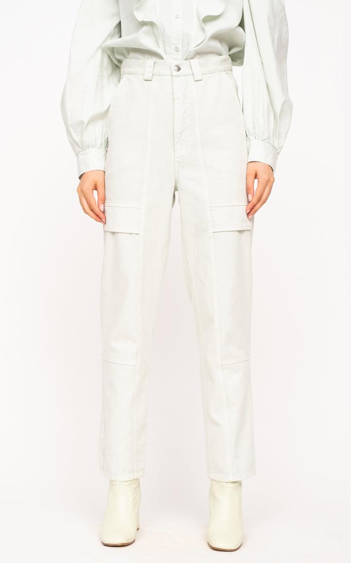 Moda Operandi Sea Hildur Acid-washed Denim Straight-leg Cargo Pants