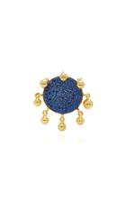 Joanna Laura Constantine Tribal Gold Plated-brass And Cubic Zirconia Ring