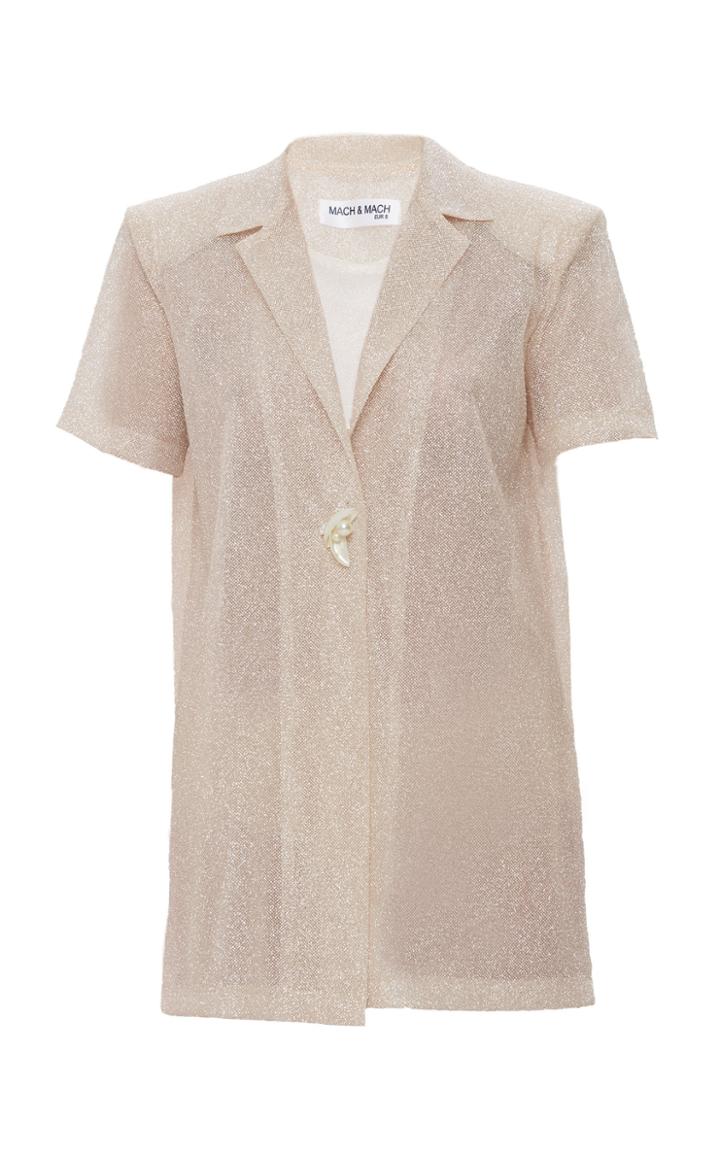 Mach & Mach Beige Sparkling Shirt