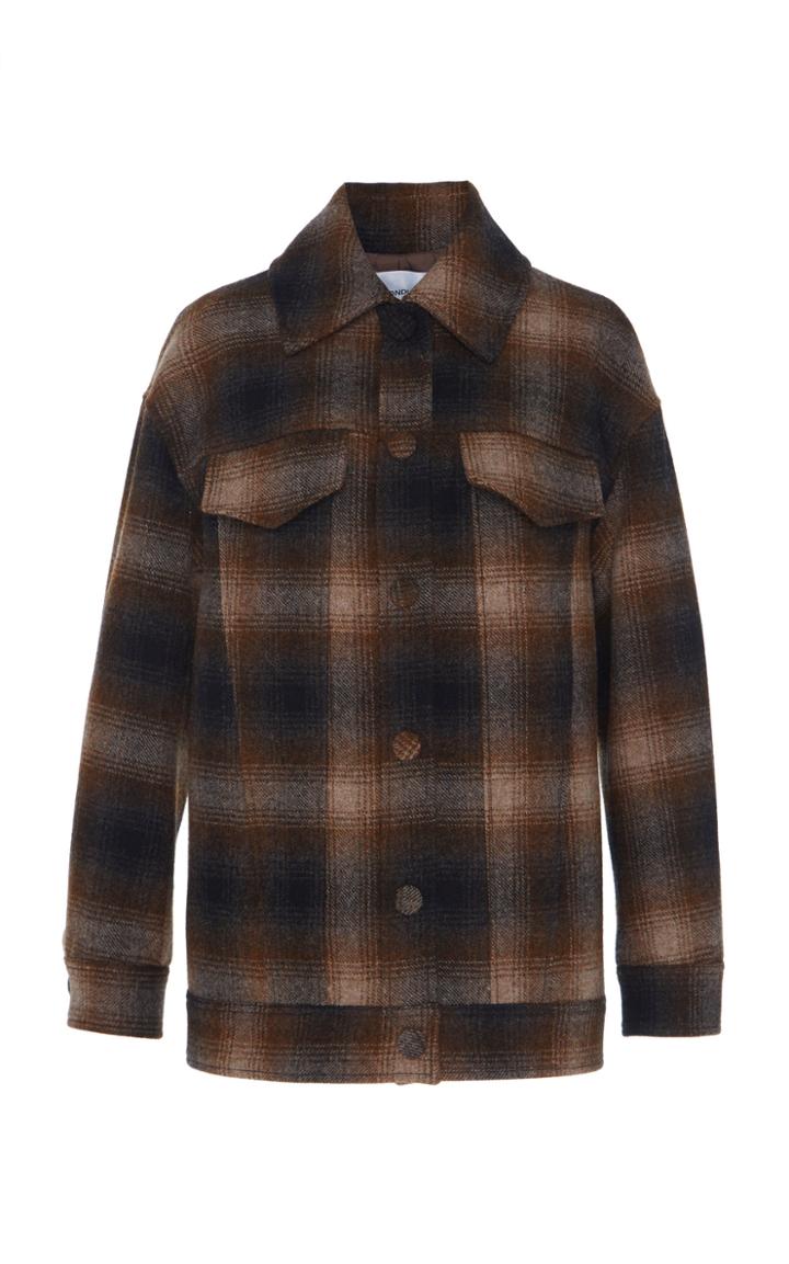 Dondup Plaid Wool Jacket