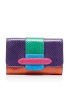 Michino Paris Phedra Pm Clutch In Watersnake