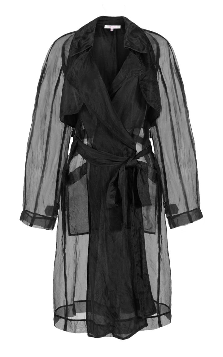 Moda Operandi Nevenka Big Rain Coming Silk Organza Trench Coat