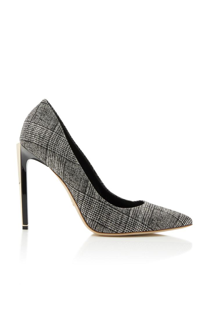 Ralph & Russo Empire Houndstooth Pump