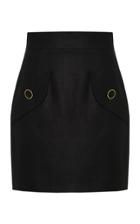 Moda Operandi George Keburia High-rise Linen Mini Skirt Size: S