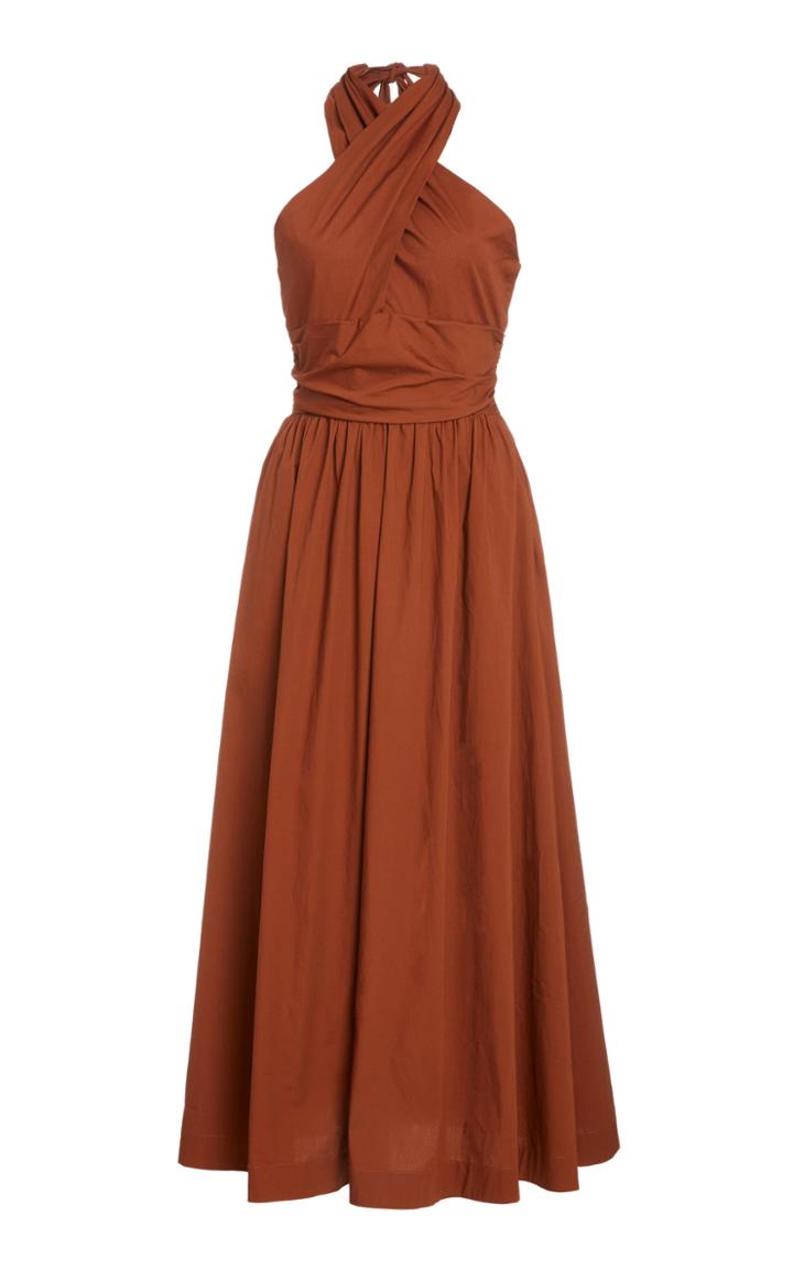 Staud Moana Cotton Poplin Dress