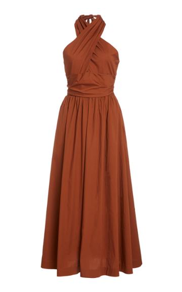Staud Moana Cotton Poplin Dress