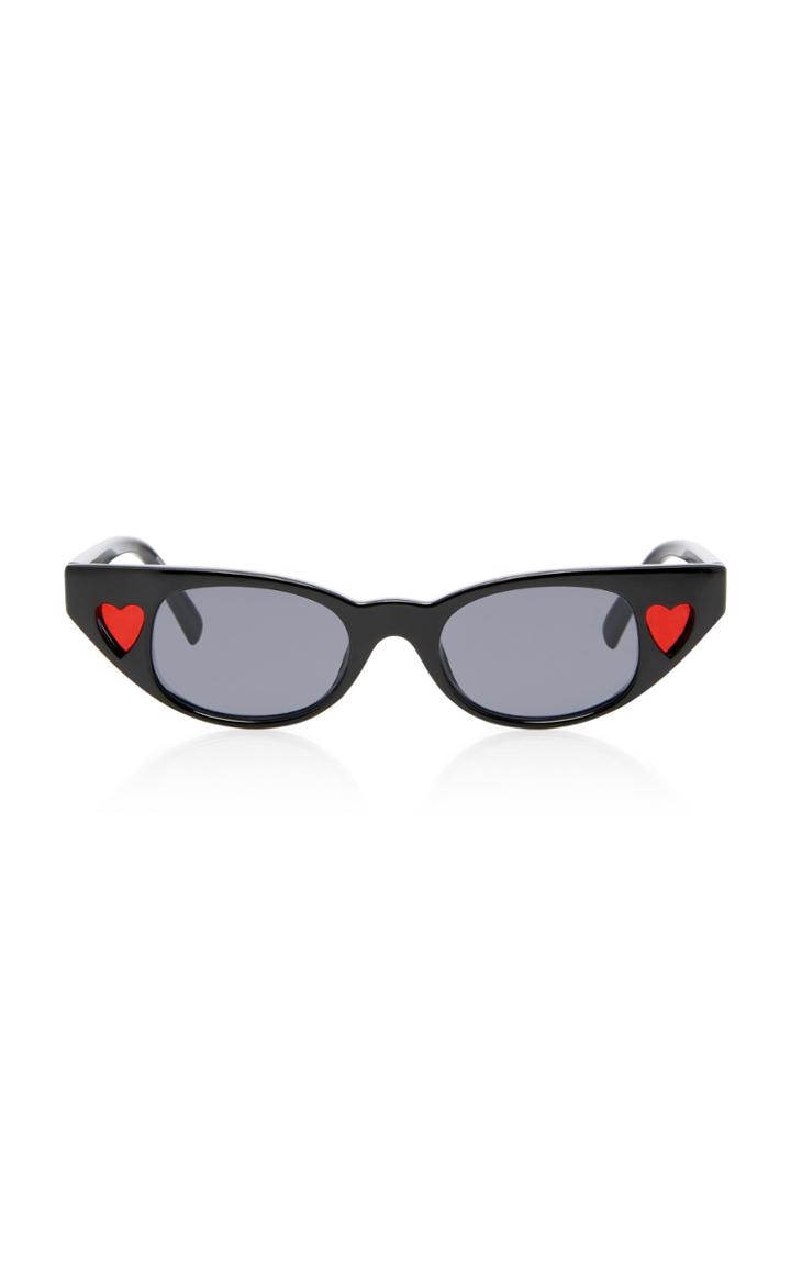 Adam Selman X Le Specs The Heartbreaker Cat-eye Sunglasses