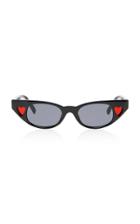 Adam Selman X Le Specs The Heartbreaker Cat-eye Sunglasses