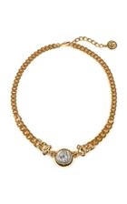 Moda Operandi Ben-amun Gold-plated Roman Coin Chain Link Necklace