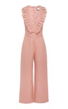Alexis Odalys Cropped Pleated Linen Jumpsuit