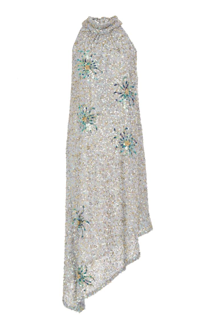 Anna Sui Moon Dust Embroidered Sequins Dress