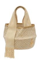 Jw Anderson Straw Top-handle Basket Bag
