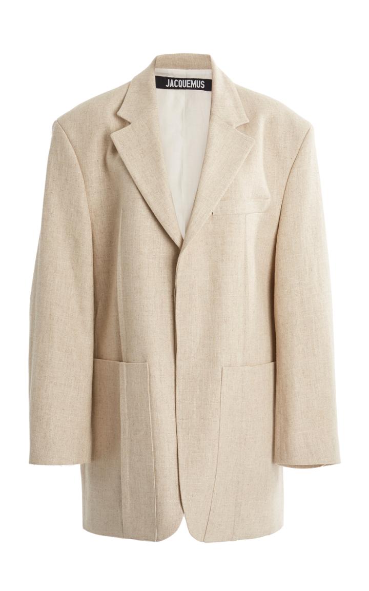 Jacquemus Oversized Linen-blend Blazer