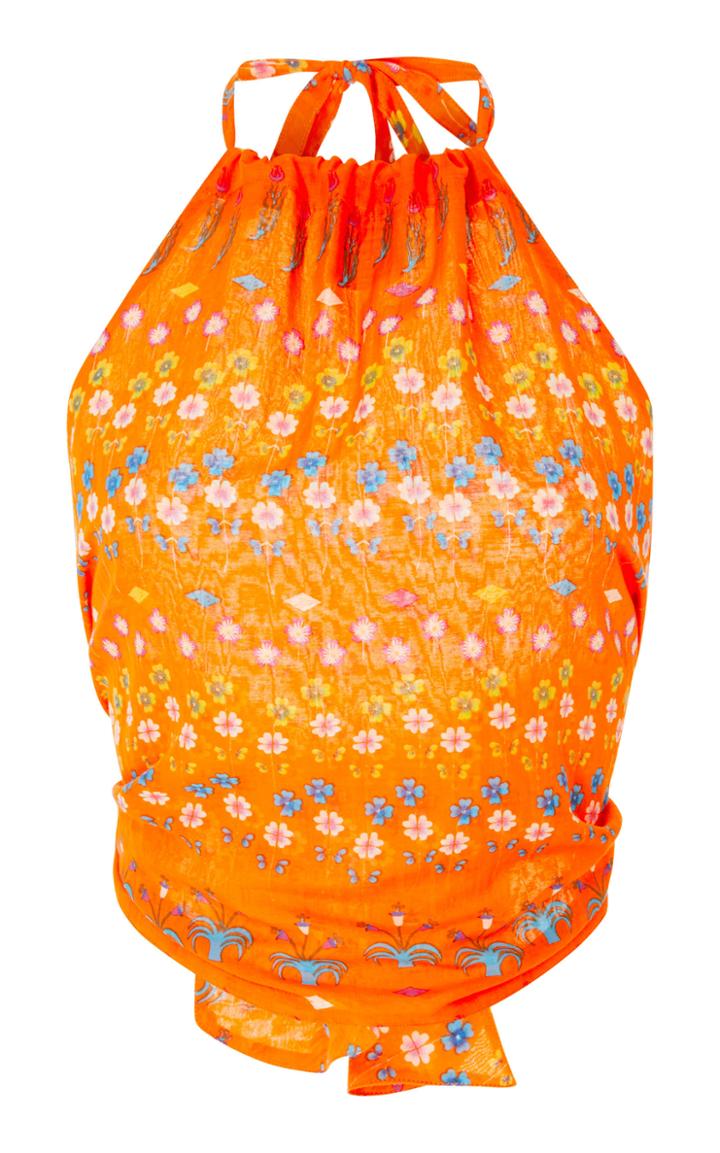 Le Sirenuse Positano Irma Halter Crop Top