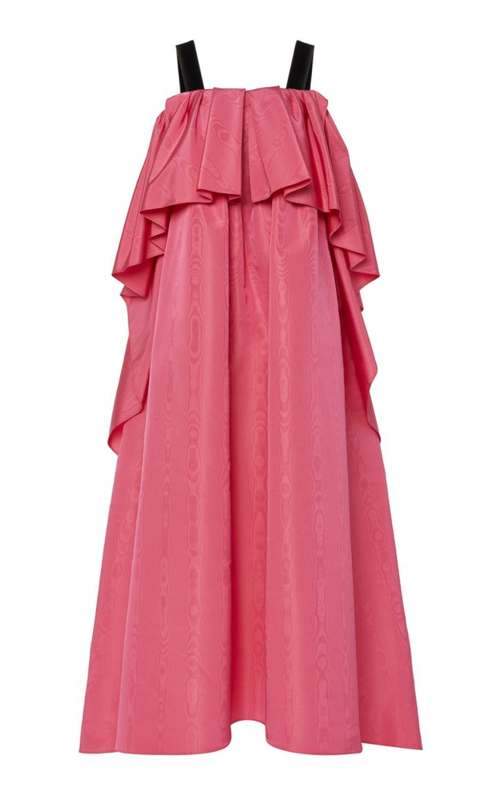 Adam Lippes Moir Pleated Gown