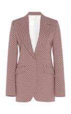 Moda Operandi Victoria Beckham Jarvis Crepe Plaid Blazer Size: 4