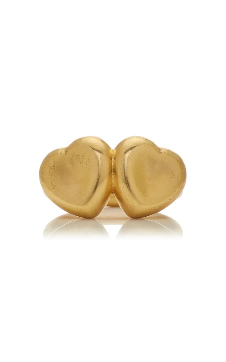 Christina Alexiou Double Heart Ring