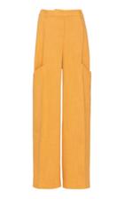 Jacquemus Cotton-blend Wide-leg Pants Size: 34