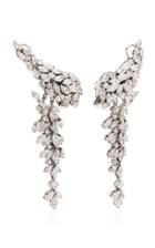 Yeprem 18k White Diamond Chandelier Earrings