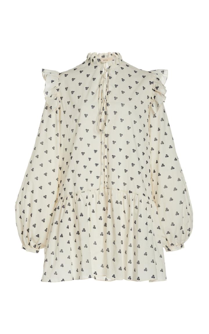 Moda Operandi Matin Gathered Ruffle Dress