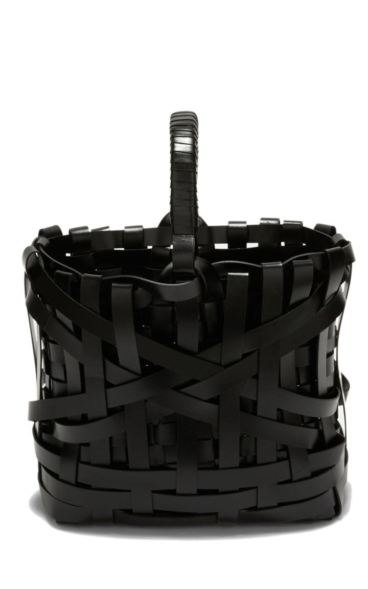 Moda Operandi Jil Sander Medium Woven Leather Tote