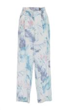 Christina Economou High Waist Wallpaper Pants