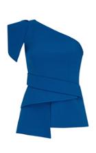 Moda Operandi Safiyaa Tanisha Heavy Crepe One-shoulder Top