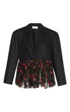 Isa Arfen Flocked Tulle Tutu Jacket