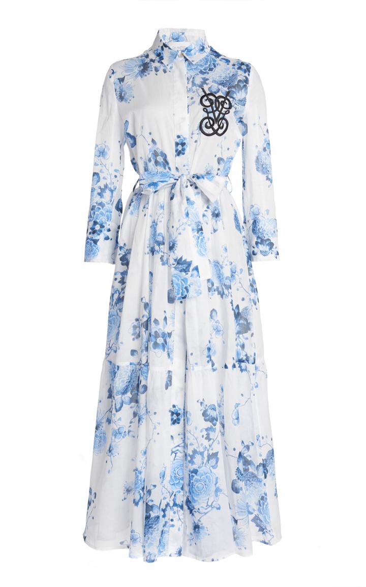 Moda Operandi Giambattista Valli Belted Logo Robe Dress