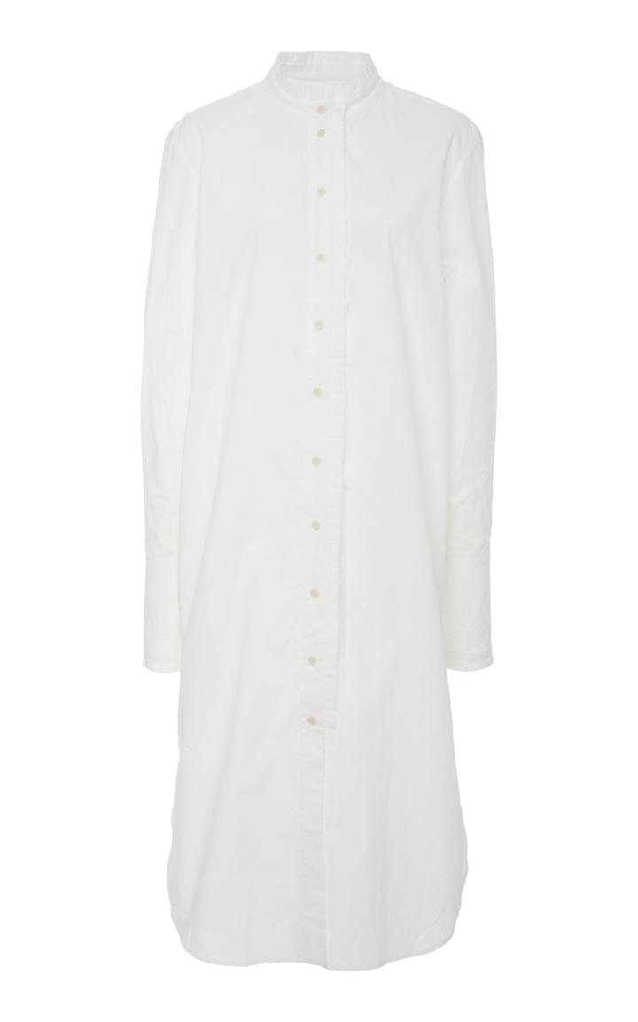 Lee Mathews Hudson Cotton Long Sleeve Shirtdress
