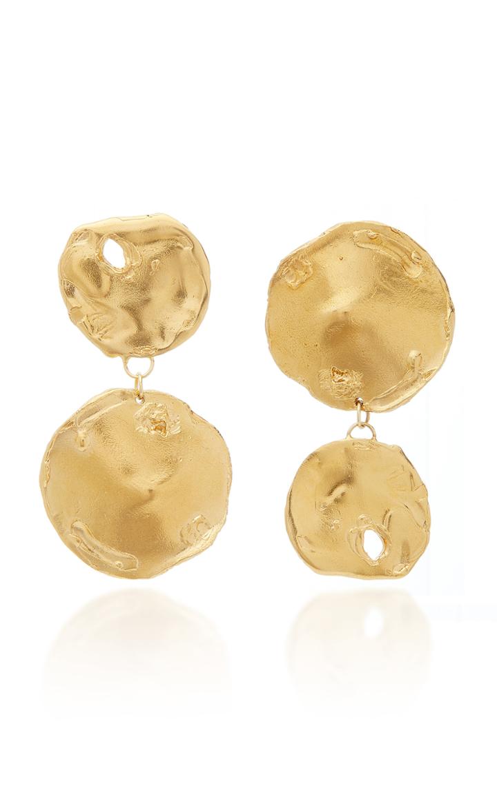 Alighieri The Flame 24k Gold-plated Earrings