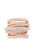 Moda Operandi Shay 18k Rose Gold Diamond Orbit Ring