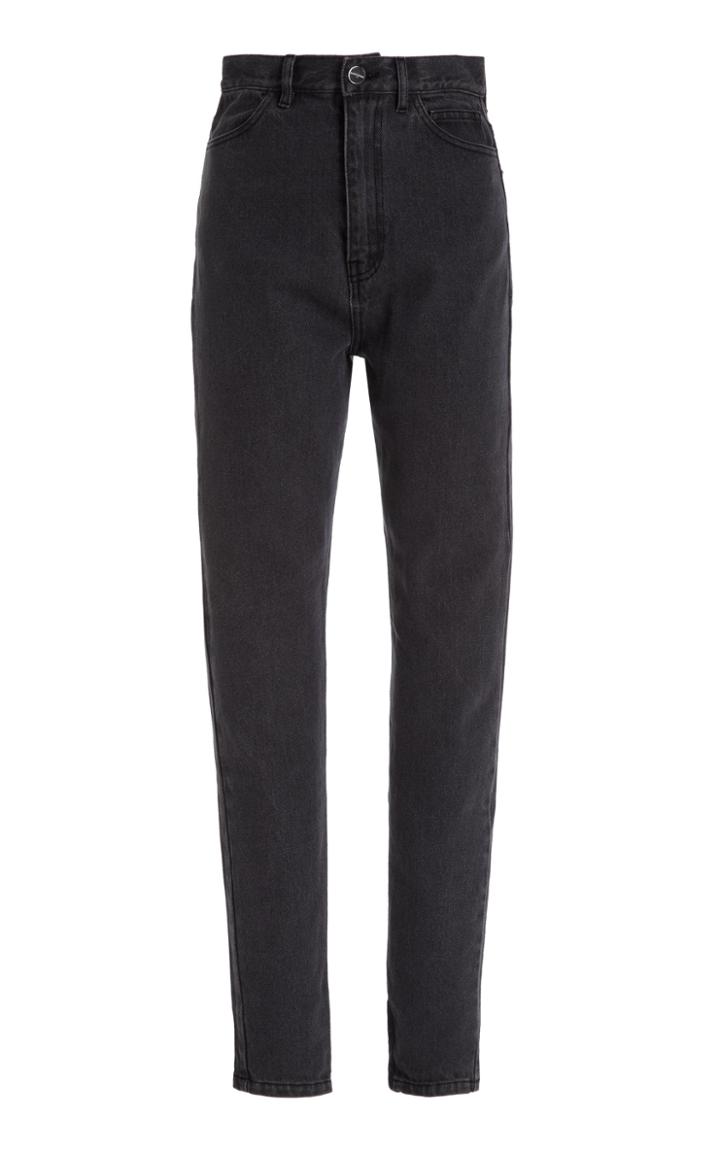 Moda Operandi David Koma Distressed High-rise Skinny Jeans