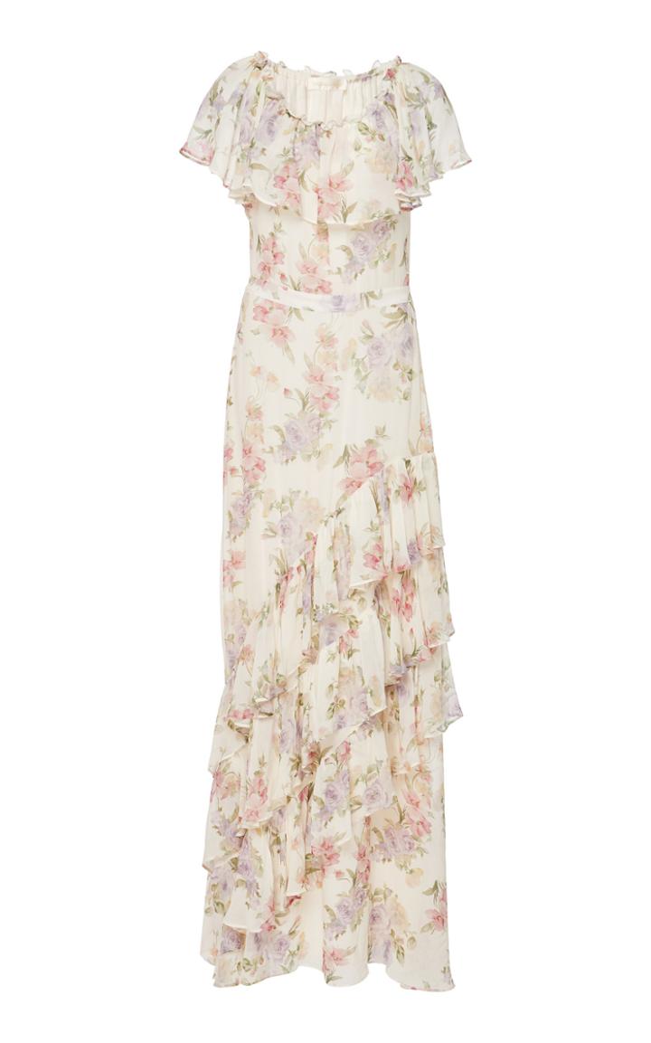 Loveshackfancy Plum Off The Shoulder Dress