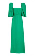 Moda Operandi Johanna Ortiz Thread Of Thought Puffed-sleeve Crepe Dress