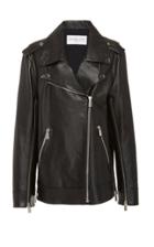 Michael Kors Collection Leather Moto Jacket