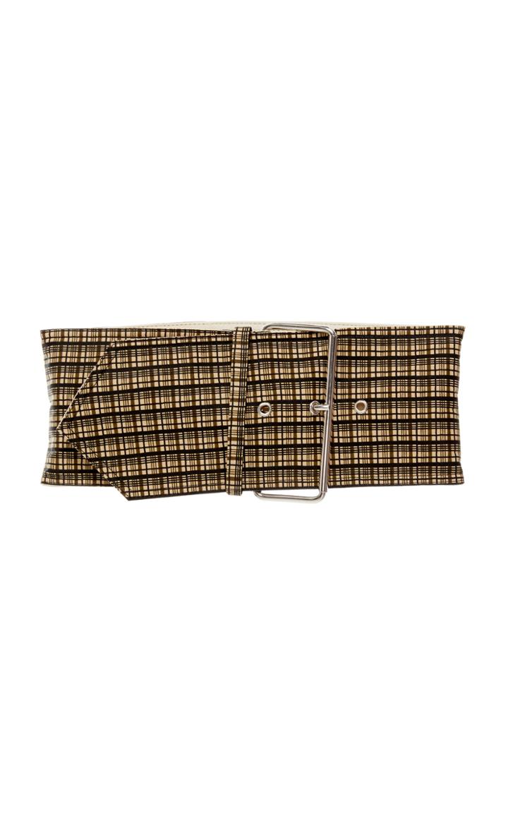 Marni Check Printed Belt