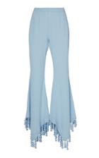Cult Gaia Keira Bead-embellished Linen Flared Pants